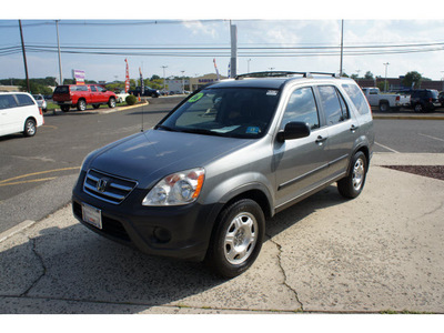 honda cr v 2006 silver moss suv lx gasoline 4 cylinders front wheel drive 5 speed automatic 07724