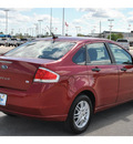 ford focus 2010 red sedan se gasoline 4 cylinders front wheel drive automatic with overdrive 77388