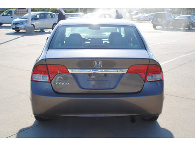 honda civic 2009 gray sedan lx gasoline 4 cylinders front wheel drive automatic 77065