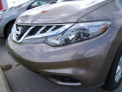 nissan murano 2011 lt  brown suv gasoline 6 cylinders all whee drive automatic 46219