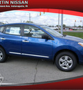 nissan rogue 2011 blue wagon gasoline 4 cylinders front wheel drive automatic 46219