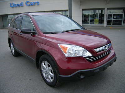honda cr v 2008 red suv ex gasoline 4 cylinders all whee drive automatic 46219