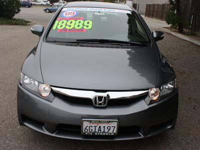 honda civic 2009 dk  gray sedan hybrid hybrid 4 cylinders front wheel drive automatic 93955