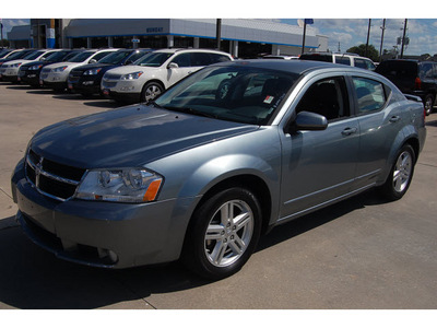 dodge avenger 2010 gray sedan r t gasoline 4 cylinders front wheel drive 4 speed automatic 77090