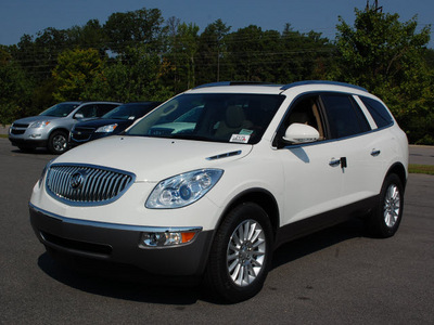 buick enclave 2012 white leather gasoline 6 cylinders front wheel drive automatic 27330
