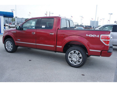 ford f 150 2011 red platinum gasoline 6 cylinders 4 wheel drive automatic 77388