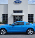 ford mustang 2012 lt  blue coupe gt gasoline 8 cylinders rear wheel drive 6 speed manual 32401