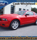 ford mustang 2012 red coupe v6 gasoline 6 cylinders rear wheel drive automatic 32401