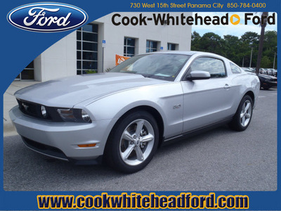 ford mustang 2012 silver coupe gt premium gasoline 8 cylinders rear wheel drive automatic 32401