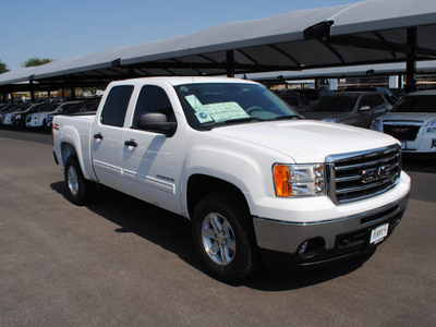 gmc sierra 1500 2012 summ white sle flex fuel 8 cylinders 4 wheel drive automatic 76087