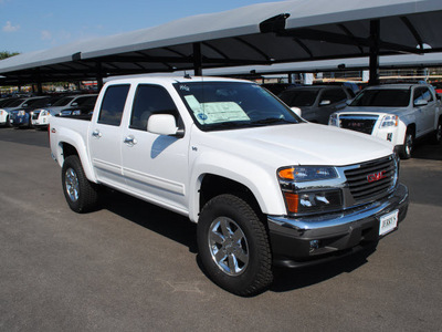 gmc canyon 2012 summ white slt gasoline 8 cylinders 4 wheel drive automatic 76087