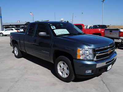 chevrolet silverado 1500 2011 blue grani lt flex fuel 8 cylinders 4 wheel drive automatic 76087