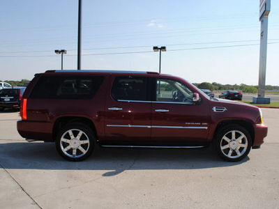 cadillac escalade esv 2011 red suv flex fuel 8 cylinders all whee drive automatic 76087