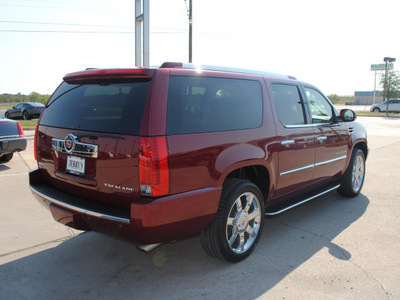 cadillac escalade esv 2011 red suv flex fuel 8 cylinders all whee drive automatic 76087