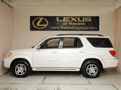 toyota sequoia 2007 off white suv limited gasoline 8 cylinders 4 wheel drive 5 speed automatic 55391