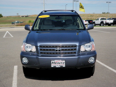 toyota highlander 2001 blue suv ltd 4wd gasoline 6 cylinders dohc all whee drive automatic with overdrive 56001