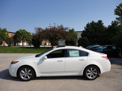 acura tl 2012 white sedan tech gasoline 6 cylinders front wheel drive automatic with overdrive 60462