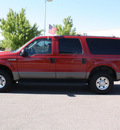ford excursion 2005 red suv xlt gasoline 10 cylinders 4 wheel drive automatic 80126