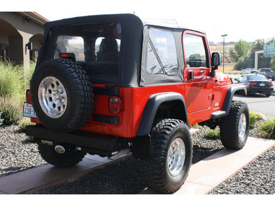 jeep wrangler 2006 red suv se gasoline 6 cylinders 4 wheel drive automatic 99352