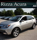 acura mdx 2011 gray suv tech awd gasoline 6 cylinders all whee drive automatic with overdrive 60462