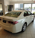 acura tsx 2011 white sedan tech gasoline 4 cylinders front wheel drive automatic with overdrive 60462