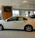 acura tsx 2011 white sedan tech gasoline 4 cylinders front wheel drive automatic with overdrive 60462