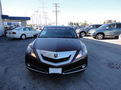 acura zdx 2010 maroon hatchback awd tech gasoline 6 cylinders all whee drive automatic with overdrive 60462