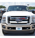 ford f 250 super duty 2012 white lariat biodiesel 8 cylinders 4 wheel drive shiftable automatic 77388