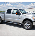 ford f 250 super duty 2012 silver lariat biodiesel 8 cylinders 4 wheel drive shiftable automatic 77388