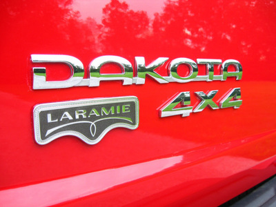 dodge dakota 2007 red 4x4 laramie flex fuel 8 cylinders 4 wheel drive automatic 45840