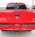 dodge dakota 2007 red 4x4 laramie flex fuel 8 cylinders 4 wheel drive automatic 45840