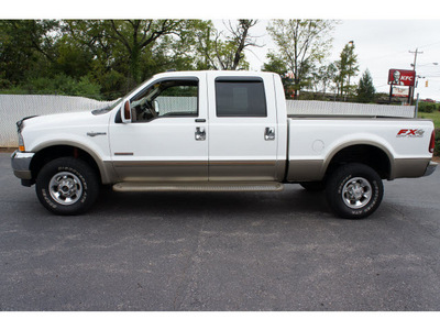 ford f 350 super duty 2004 white king ranch diesel 8 cylinders 4 wheel drive not specified 28677