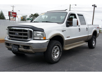 ford f 350 super duty 2004 white king ranch diesel 8 cylinders 4 wheel drive not specified 28677