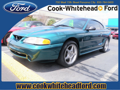 ford mustang svt cobra 1997 green coupe gasoline v8 dohc rear wheel drive 5 speed manual 32401