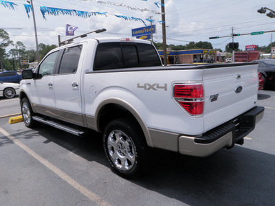 ford f 150 2010 white lariat flex fuel 8 cylinders 4 wheel drive automatic with overdrive 32401