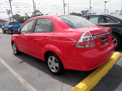 chevrolet aveo 2008 red sedan ls gasoline 4 cylinders front wheel drive automatic 32401