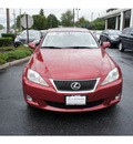 lexus is 250 2009 red sedan navigation gasoline 6 cylinders all whee drive automatic 07755