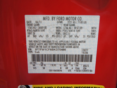 ford f 150 2011 red fx2 flex fuel 8 cylinders 2 wheel drive automatic 76108