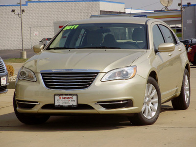 chrysler 200 2011 gold sedan touring flex fuel 6 cylinders front wheel drive automatic 62034