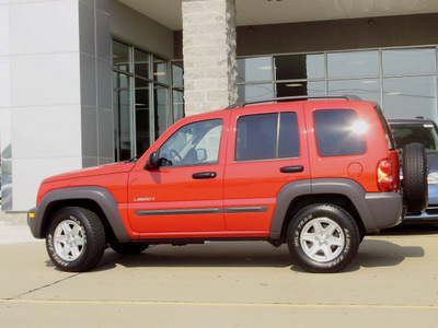 jeep liberty 2004 red suv sport gasoline 6 cylinders 4 wheel drive automatic 62034