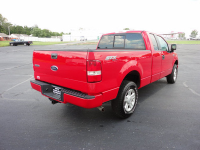 ford f 150 2005 red stx gasoline 8 cylinders 4 wheel drive automatic 45344