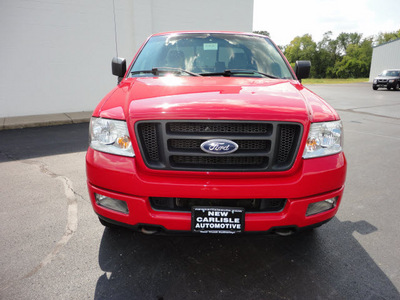 ford f 150 2005 red stx gasoline 8 cylinders 4 wheel drive automatic 45344