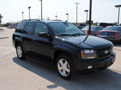 chevrolet trailblazer 2008 black suv lt gasoline 6 cylinders 2 wheel drive automatic 76087