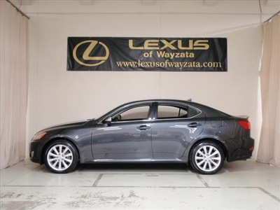 lexus is 250 2009 dk  gray sedan awd gasoline 6 cylinders all whee drive 6 speed automatic 55391