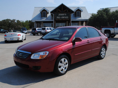 kia spectra 2008 red sedan ex gasoline 4 cylinders front wheel drive automatic 76087