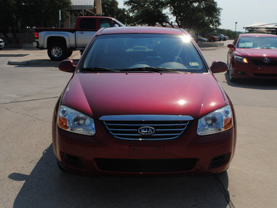 kia spectra 2008 red sedan ex gasoline 4 cylinders front wheel drive automatic 76087