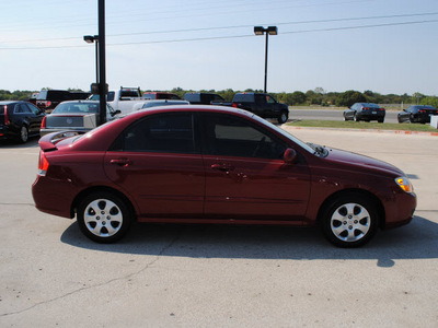 kia spectra 2008 red sedan ex gasoline 4 cylinders front wheel drive automatic 76087