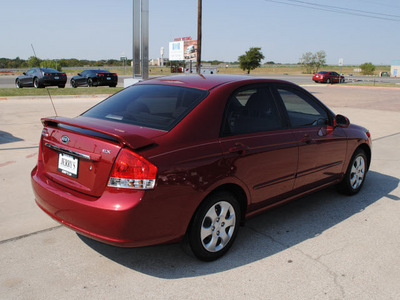 kia spectra 2008 red sedan ex gasoline 4 cylinders front wheel drive automatic 76087