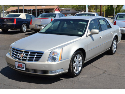cadillac dts 2007 beige sedan gasoline 8 cylinders front wheel drive automatic 76903