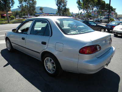 toyota corolla 2000 silver sedan ce gasoline 4 cylinders front wheel drive automatic 92882